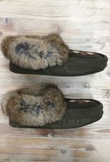 Manitobah Mukluks Manitobah Mukluks Tipi Fur Trim Suede Moccasin Ladies'