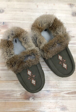 Manitobah Mukluks Manitobah Mukluks Tipi Fur Trim Suede Moccasin Ladies'