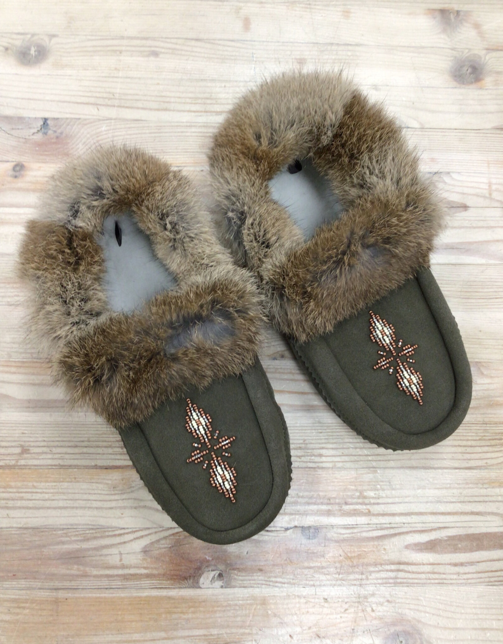 Manitobah Mukluks Manitobah Mukluks Tipi Fur Trim Suede Moccasin Ladies'