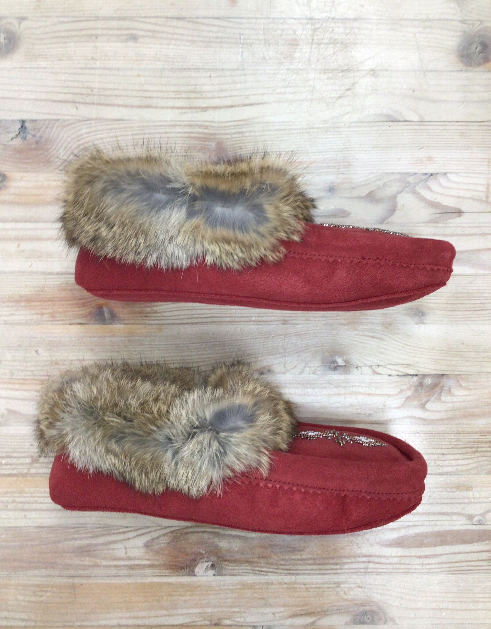 Manitobah Mukluks Manitobah Mukluks Tipi Fur Trim Suede Moccasin Ladies'