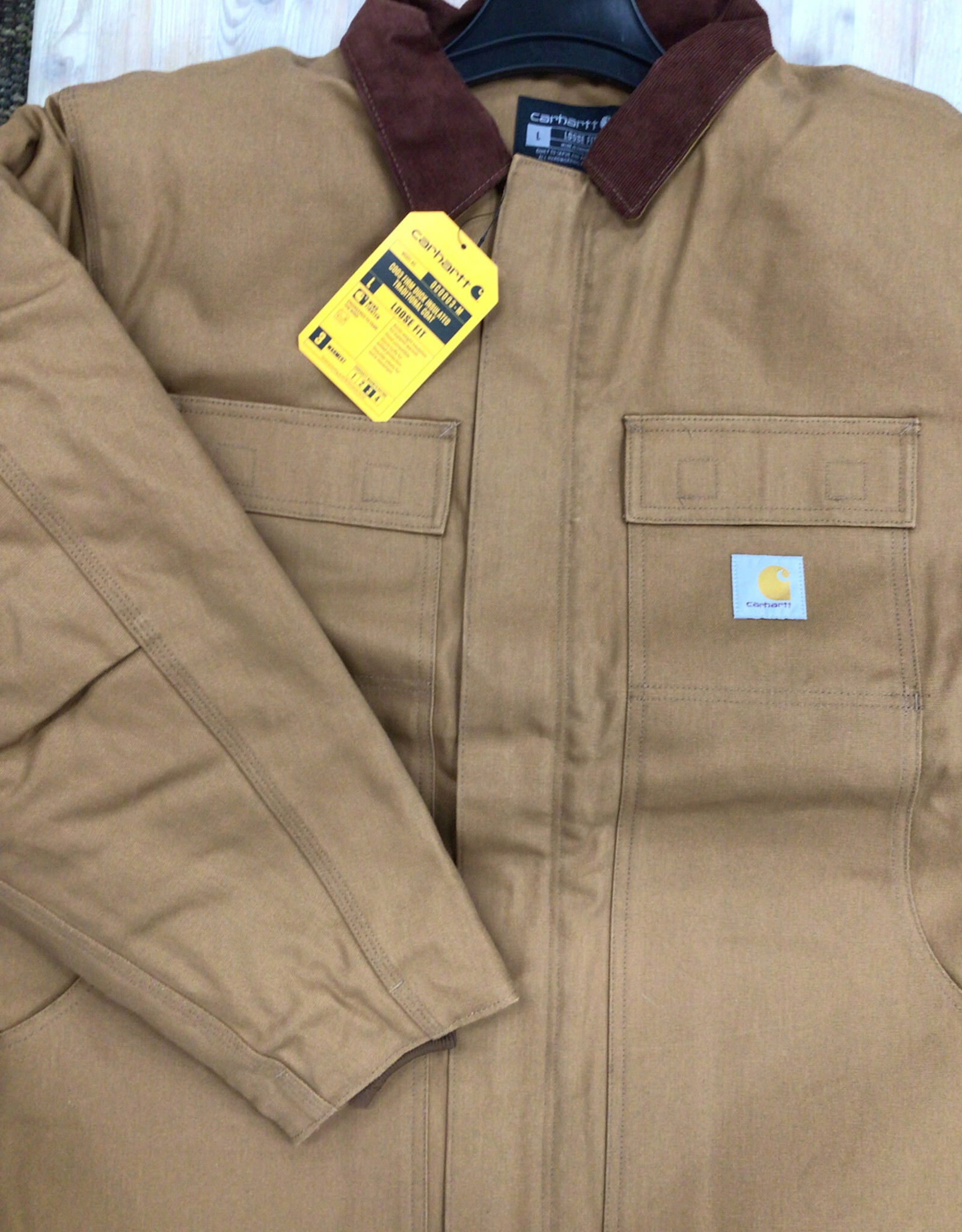 Carhartt Carhartt 106674 Loose Fit Firm Duck Insulated Traditional Coat Men’s