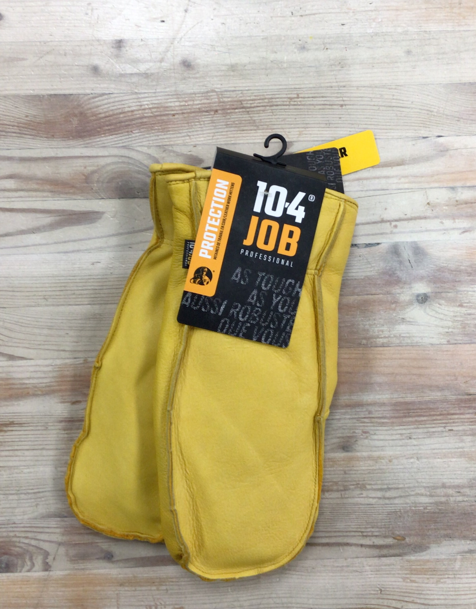 Ganka Ganka 44-506-BUC-N/B Leather Mitts Men's