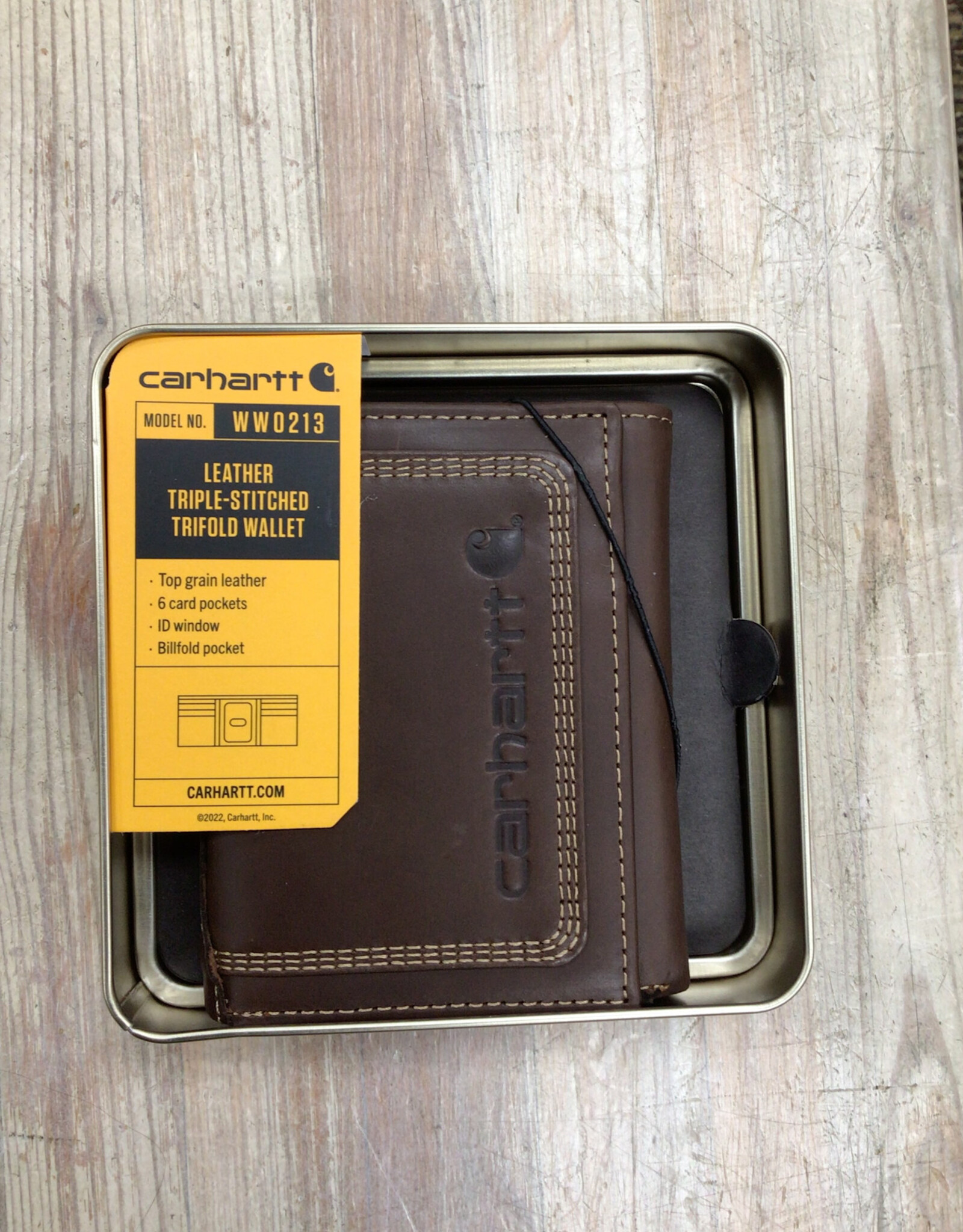 Carhartt Carhartt WW0213 Leather Triple Stitched Trifold Wallet