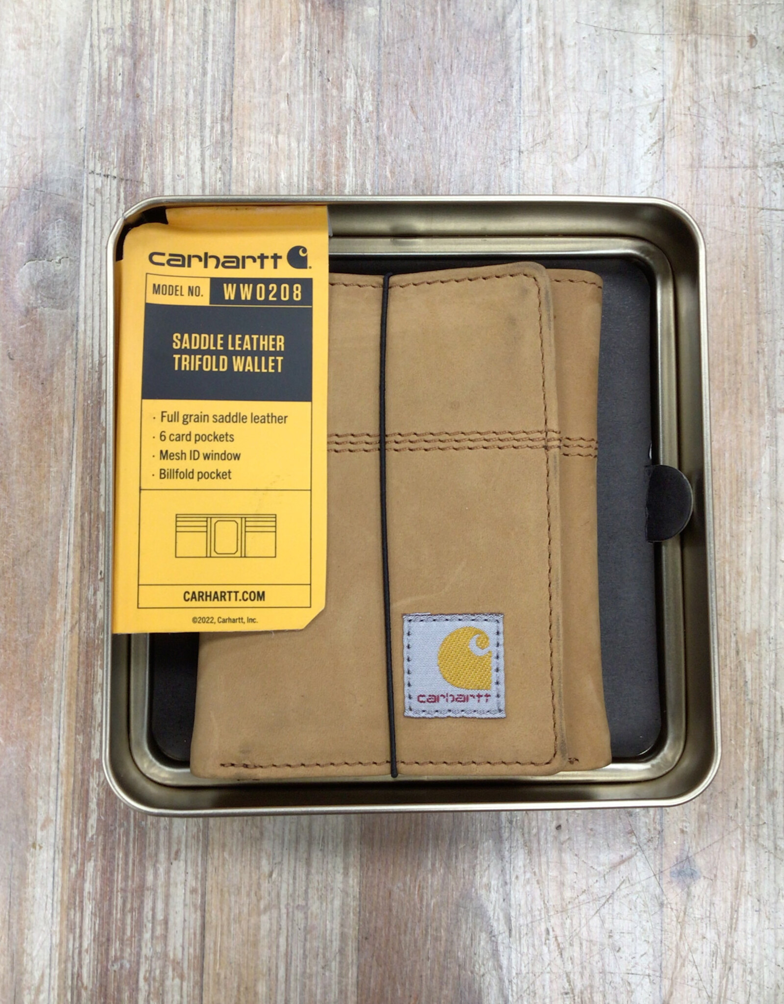 Carhartt Carhartt WW0208 Saddle Leather Trifold Wallet