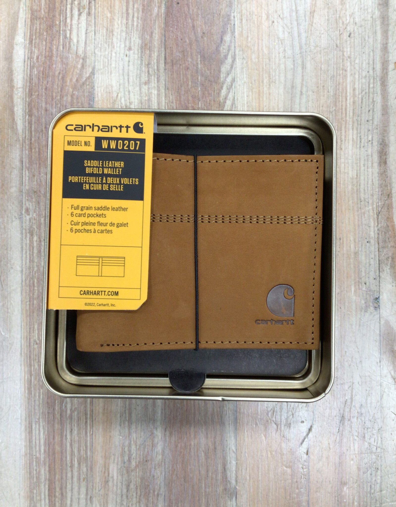 Carhartt Carhartt WW0207 Saddle Leather Bifold Wallet