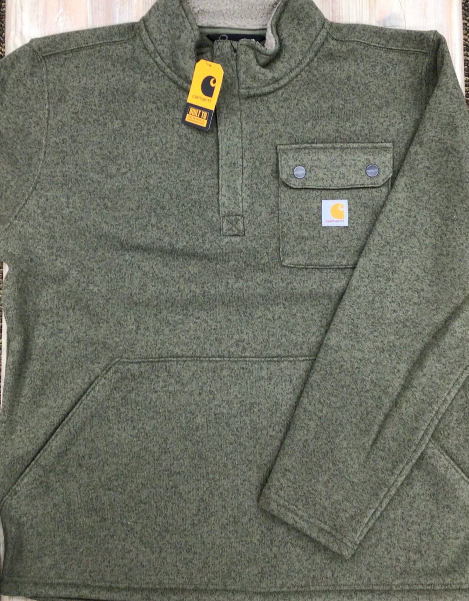 Carhartt Carhartt 106378 Wayland/ Relaxed Fit Midweight Quarter Zip Pocket Sweater