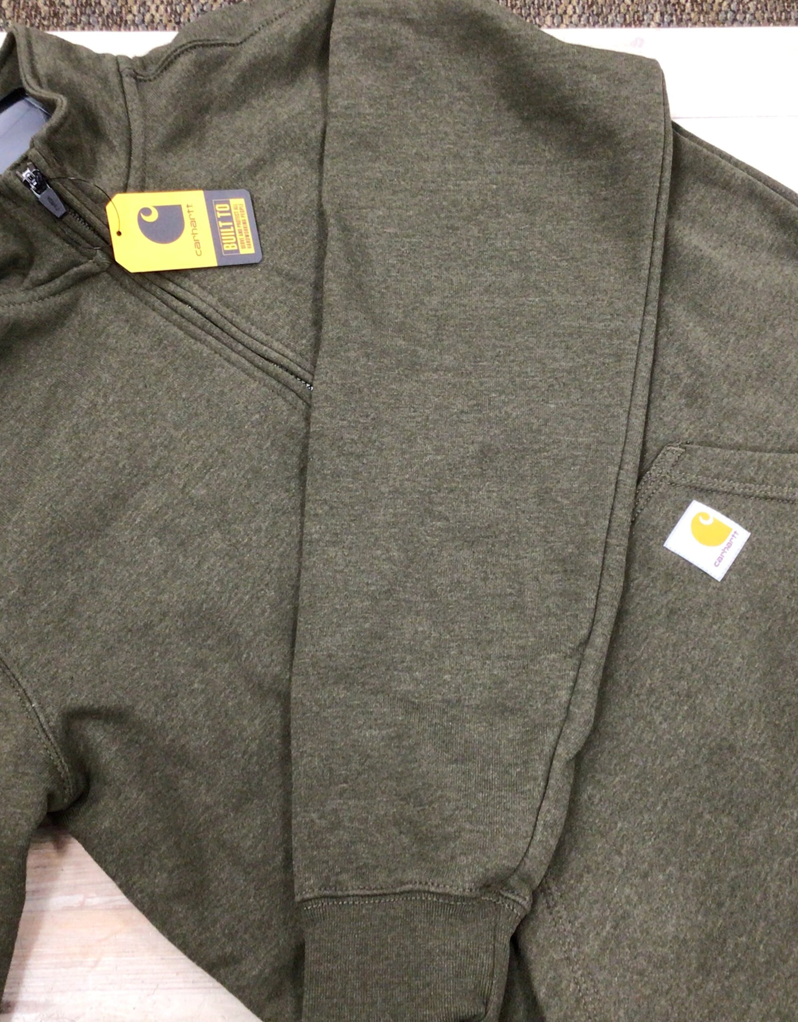 Carhartt Carhartt 105294 Loose Fit Midweight Quarter Zip Mock Neck Sweatshirt Men’s