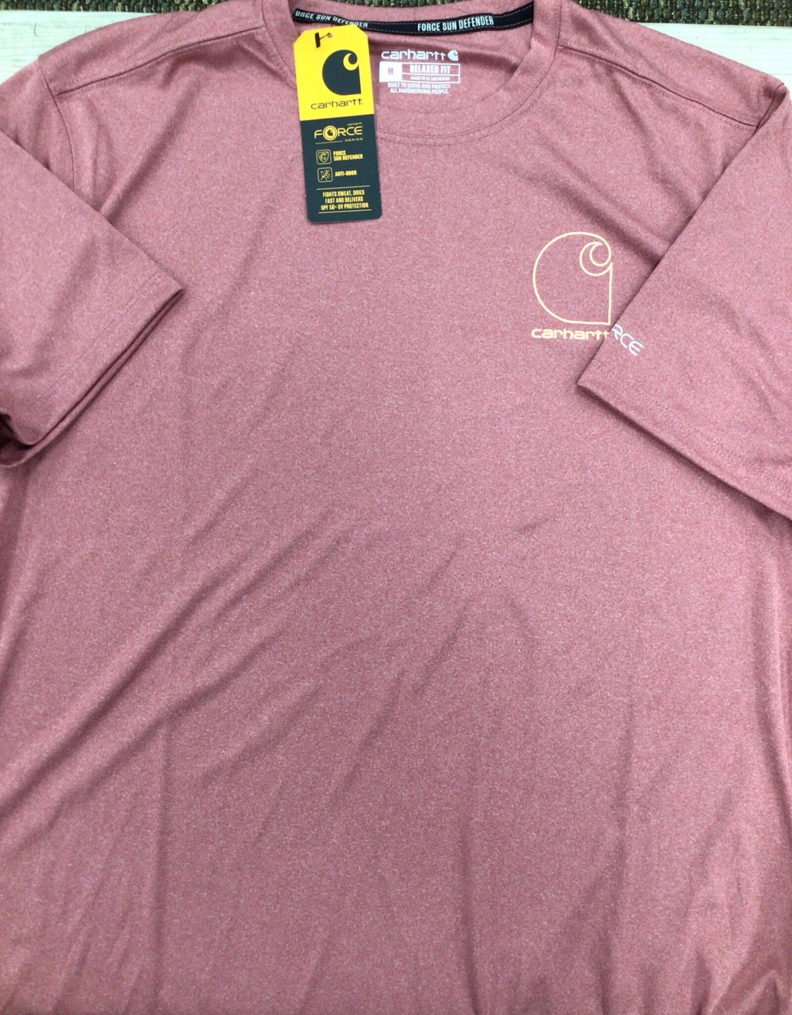 Carhartt Carhartt 106163 Force Sun Defender Lightweight Short Sleeve Logo Graphic T-Shirt Men’s