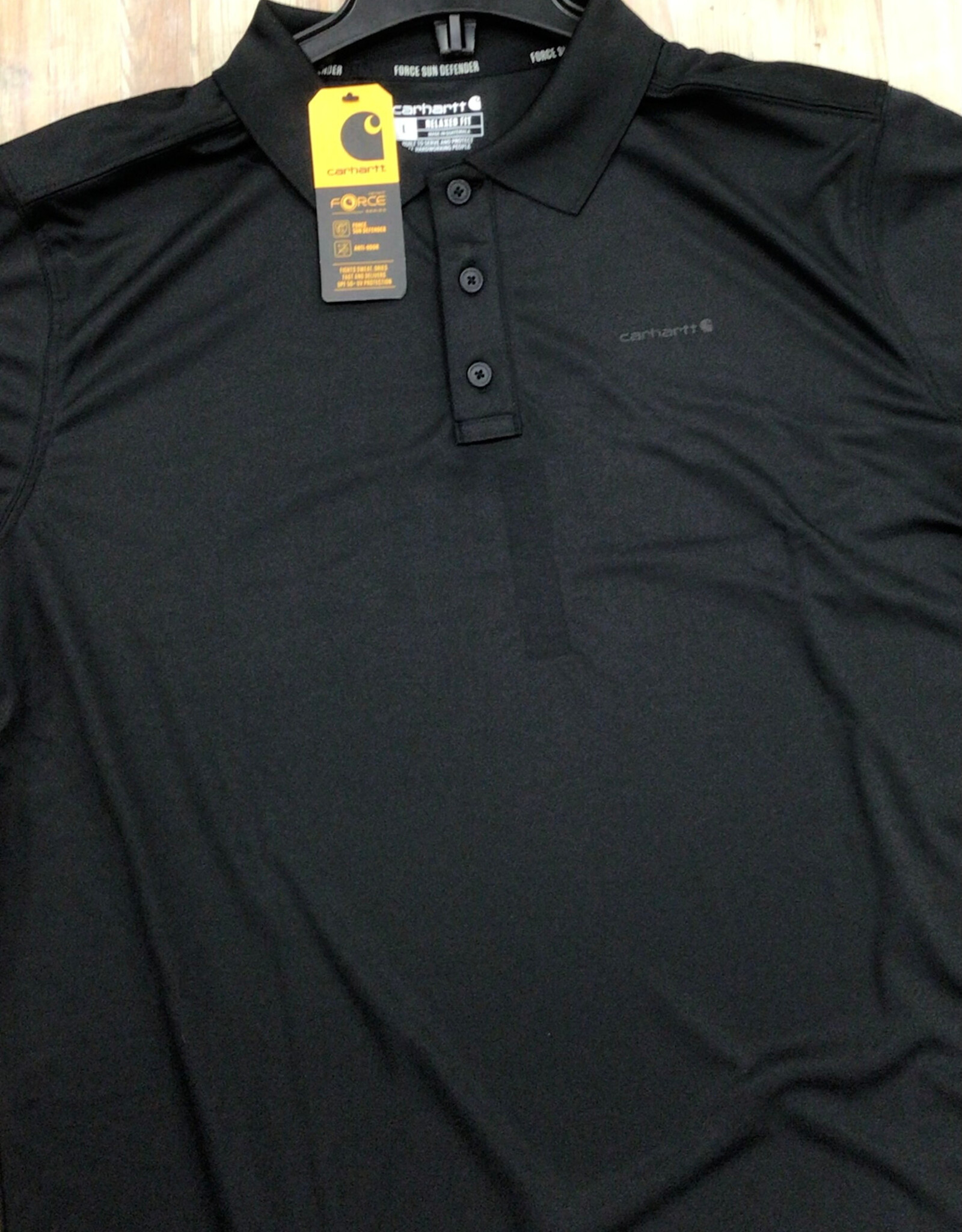 Carhartt Carhartt 106901 Force Sun Defender Relaxed Fit Lightweight Short-Sleeve Polo Men’s