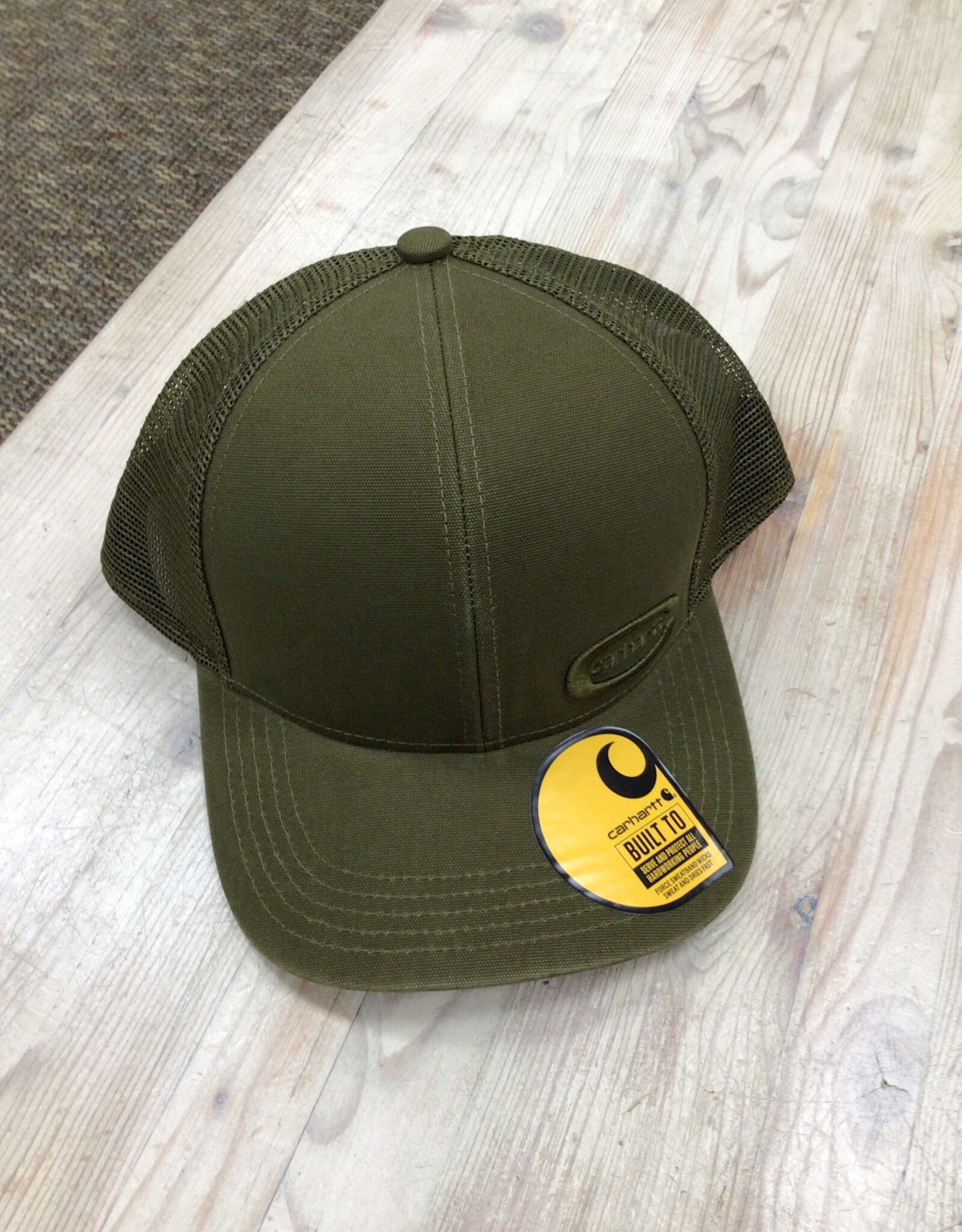Carhartt Carhartt 107341 Canvas Mesh-Back Embossed Cap