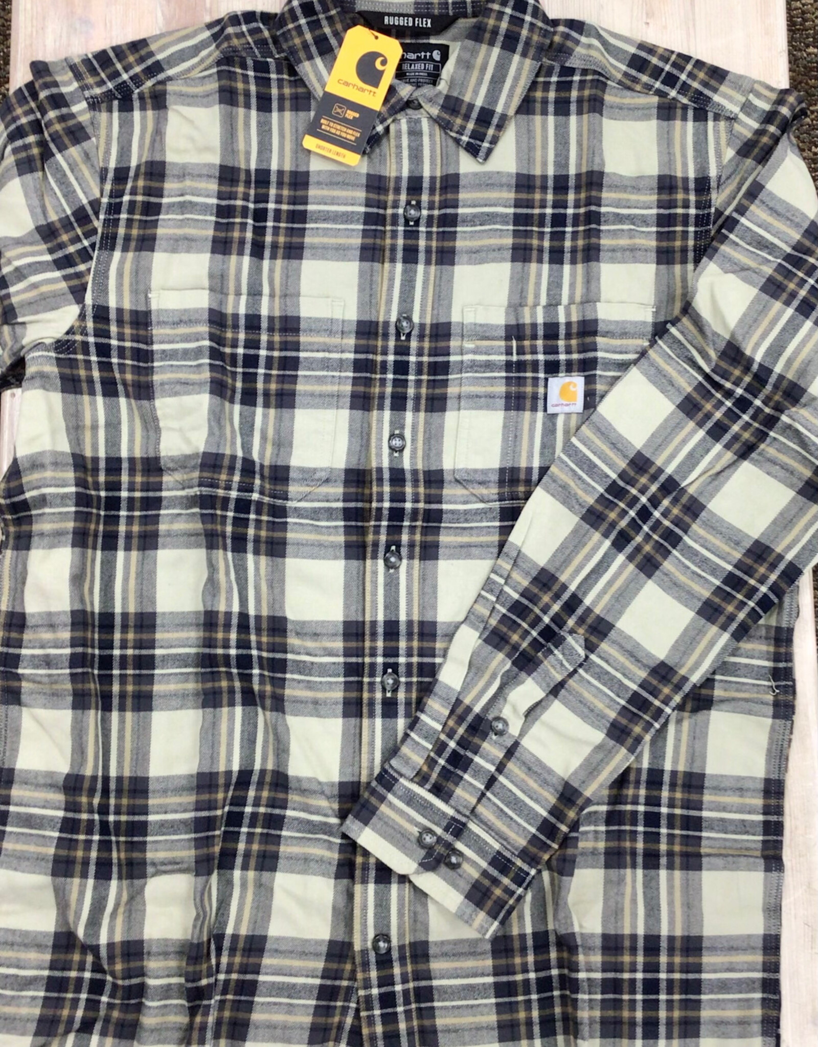 Carhartt Carhartt 107010 Hamilton Relaxed Long Sleeve Plaid Shirt Men’s