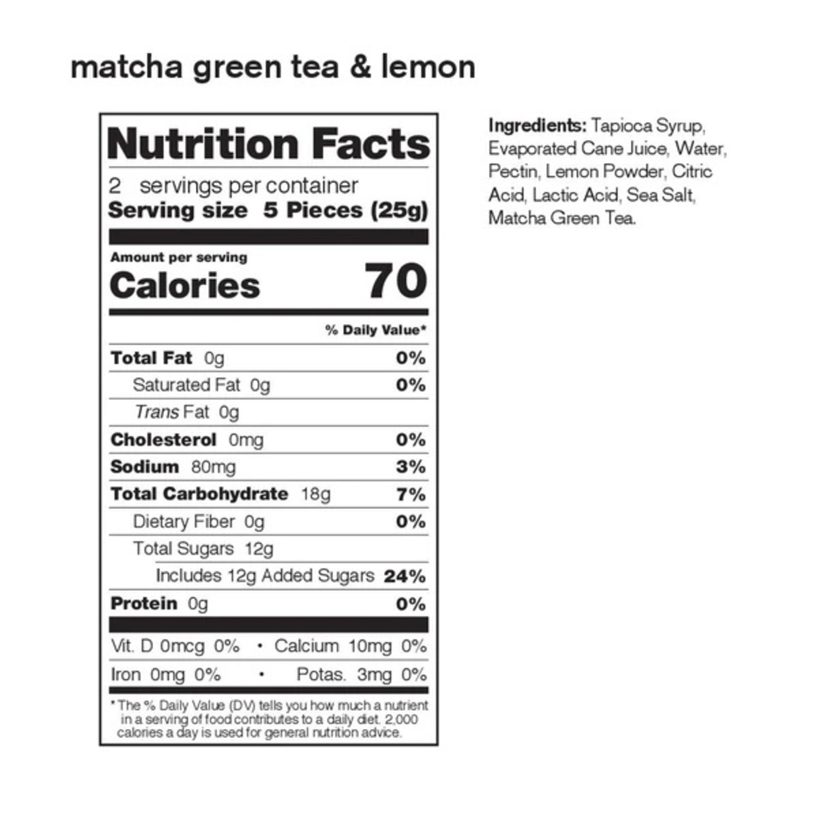 Skratch Labs Sport Energy Matcha Green Tea and Lemon Singles