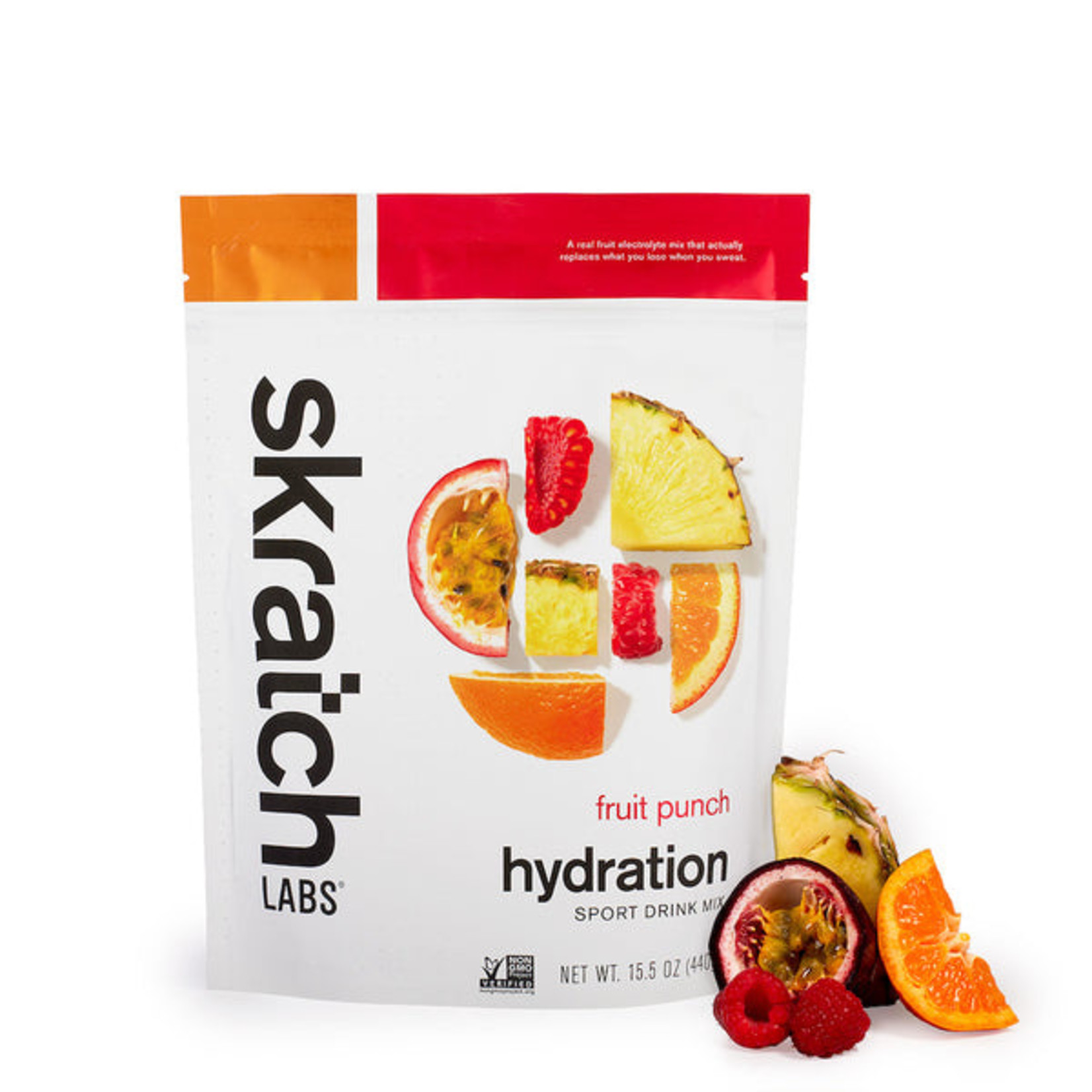 Skratch Labs Sport Hydration Drink Mix: Fruit Punch 440g