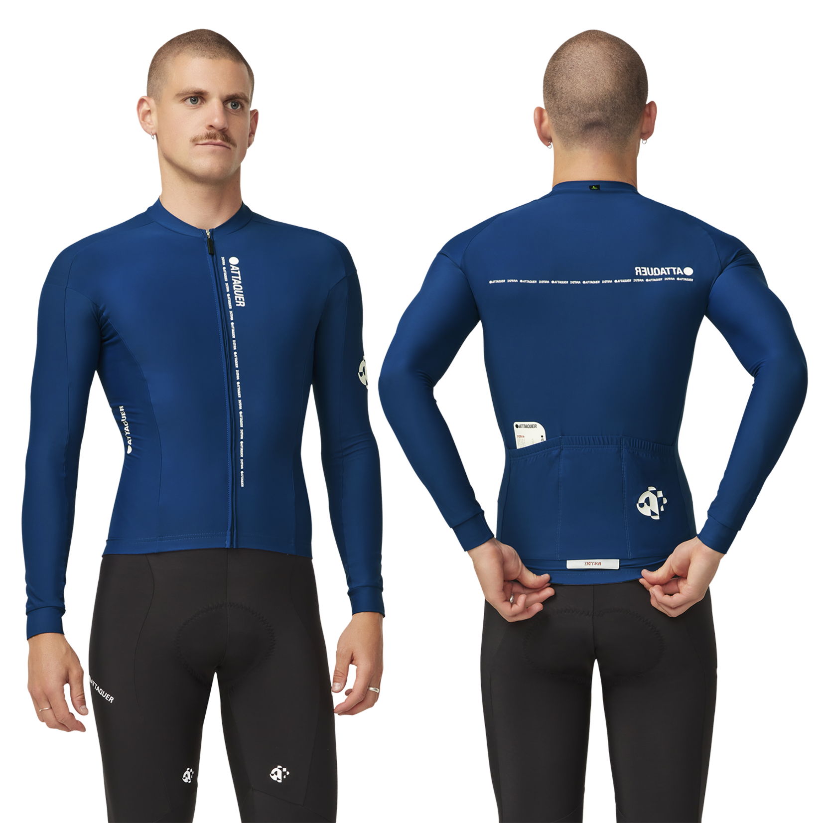 Attaquer Intra Long Sleeve Jersey d'Hiver Hommes
