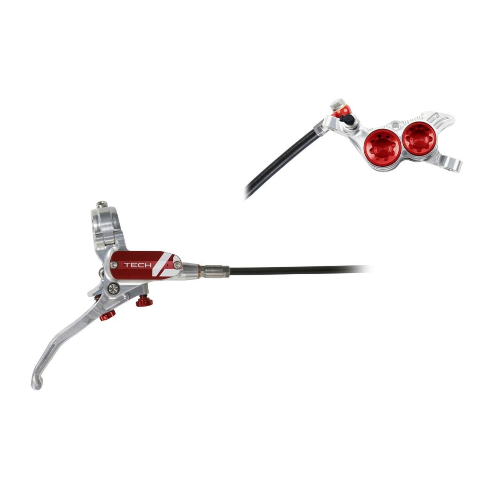 V4 Silver Hope Tech V4 Brake Set Hope Tech V4 Brake Set Front Or Rear