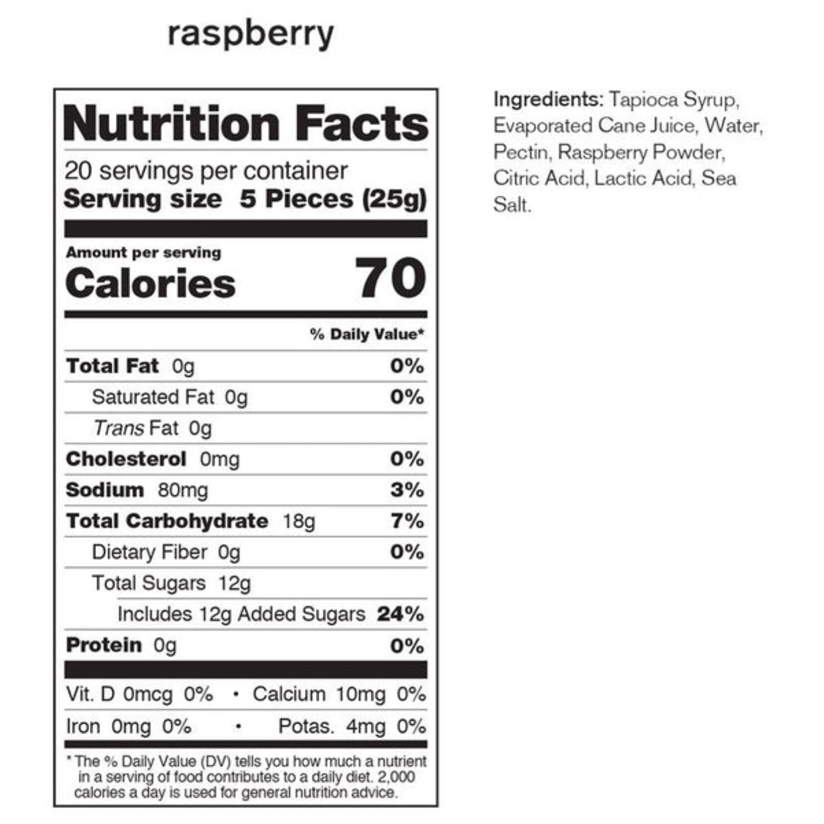 Skratch Labs Sport Energy Chews: Raspberry
