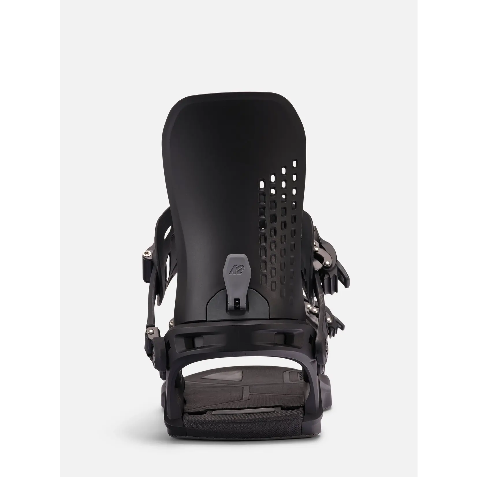 Fixations Snowboard Flow Fuse Black - Niveau Intermédiaire - All Mountain - Plaque Nylon Verre - UniBack Asymétrique