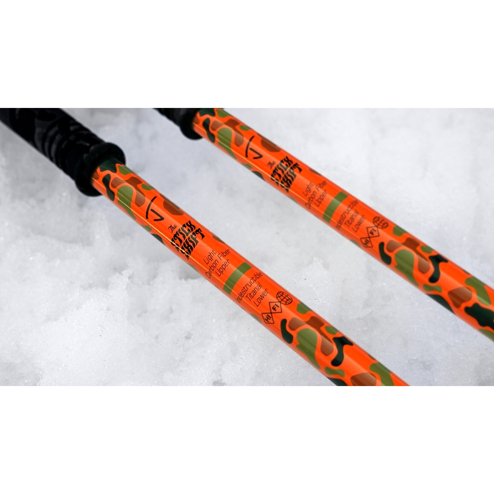 J Skis Stick Shift Adjustable Ski Poles