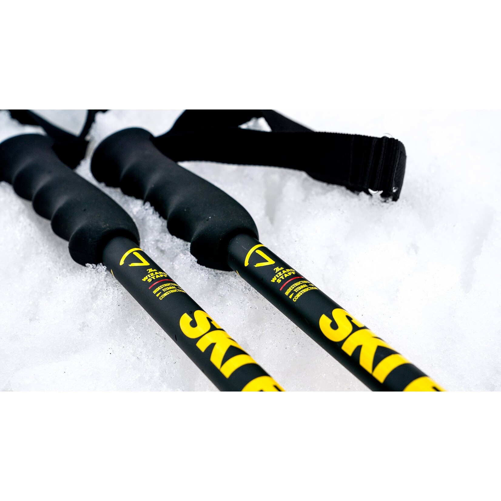 J Skis Wizard Staff Adjustable Ski Poles