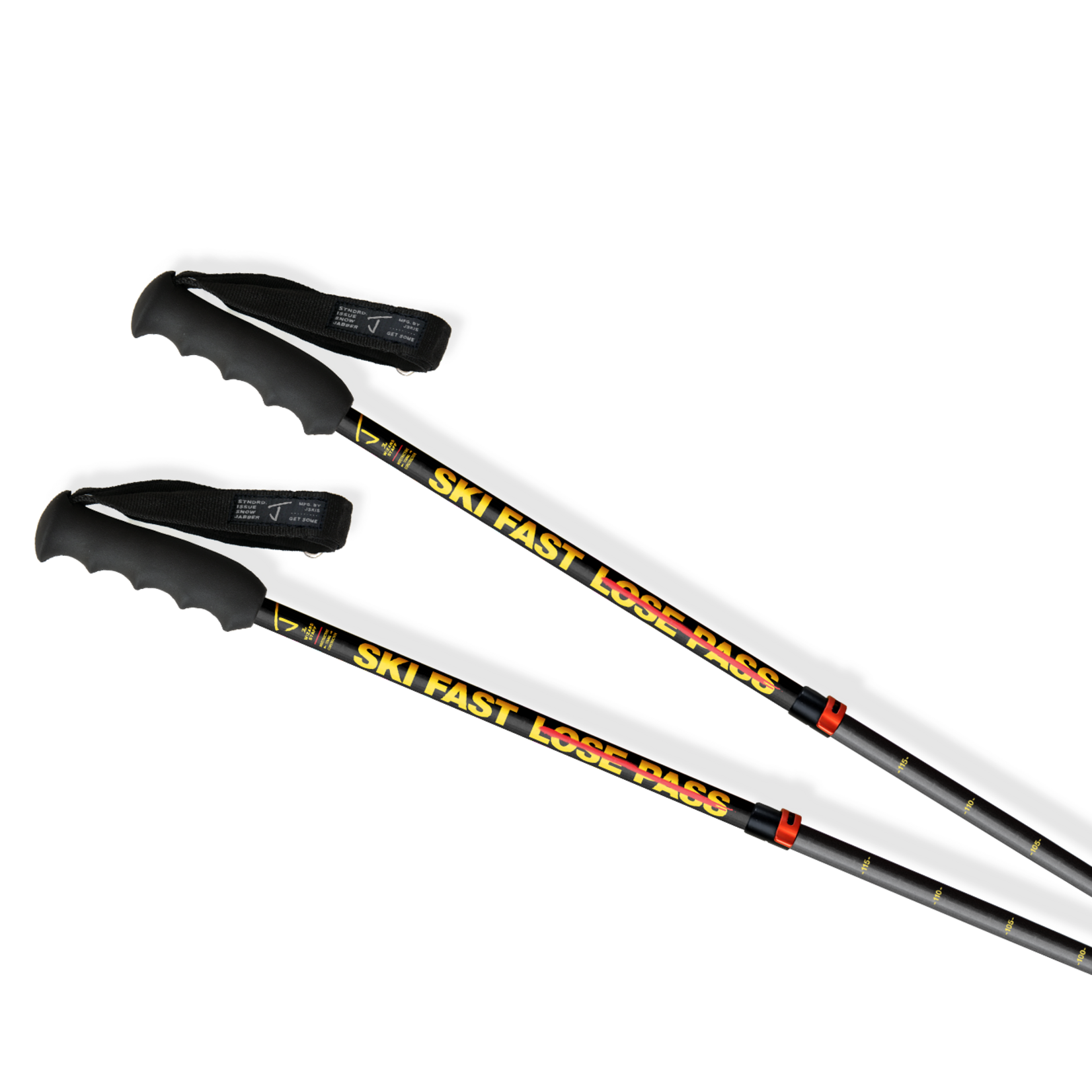 J Skis Wizard Staff Adjustable Ski Poles