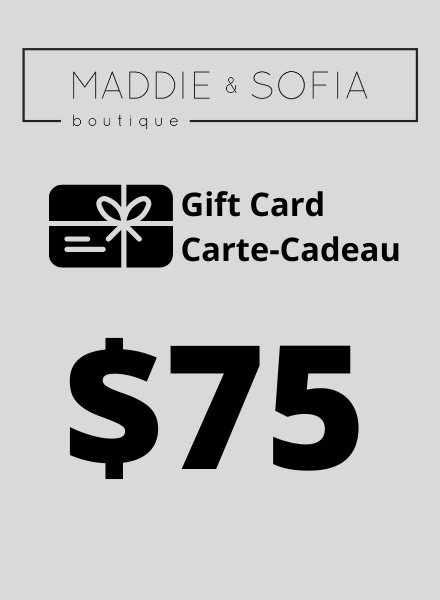 Carte-cadeau 75 $