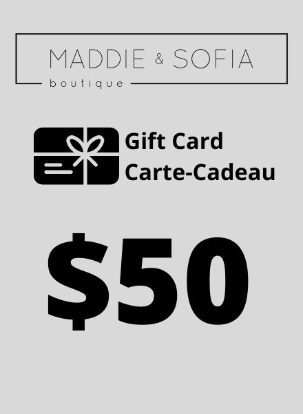 Carte-cadeau 50 $