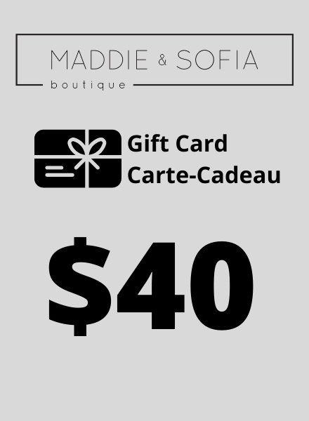 Carte-cadeau 40 $