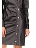 Michael Kors Robe en simili cuir MF31QVD8F