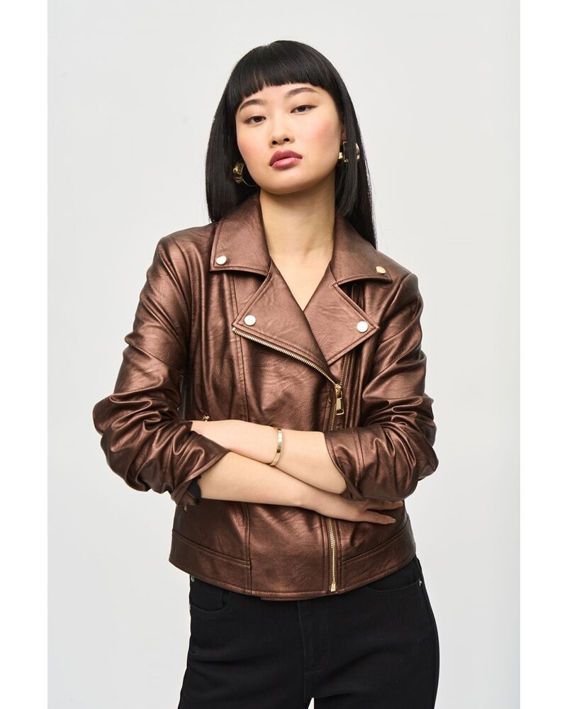 Joseph Ribkoff Blouson Faux Cuir 234902F24