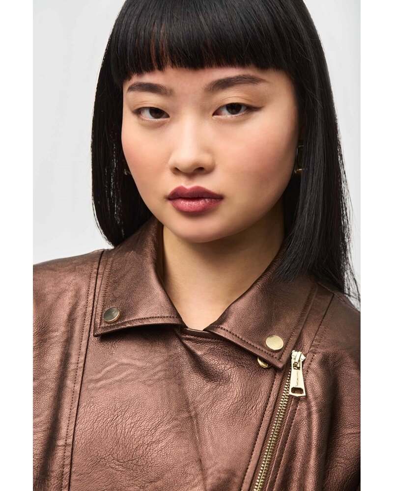 Joseph Ribkoff Faux Leather Jacket 234902F24