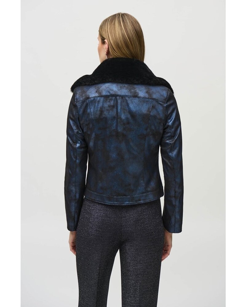 Joseph Ribkoff Blouson en suède  métallisé 244918