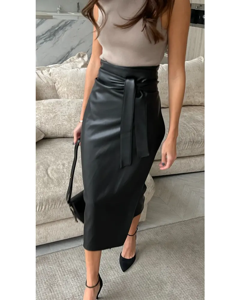 Charli Jupe en cuir vegan Livia