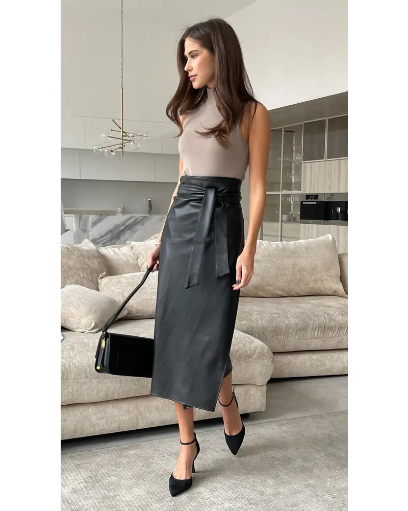 Charli Jupe en cuir vegan Livia