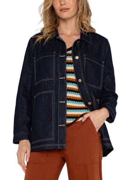 Liverpool Blouson  en denim LM1A58CHR