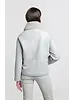 Yaya Manteau simili cuir d’agneau 001038