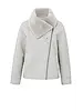 Yaya Manteau simili cuir d’agneau 001038