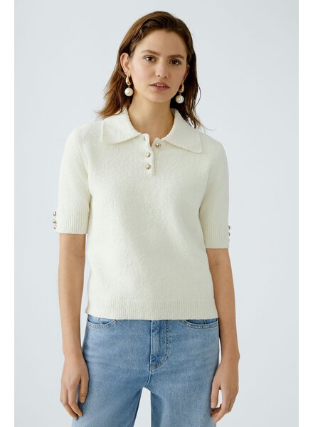 Oui Knitted Polo 91943