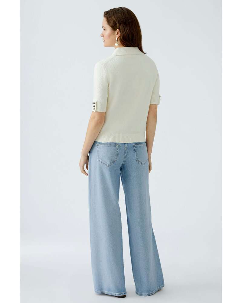 Oui Knitted Polo 91943