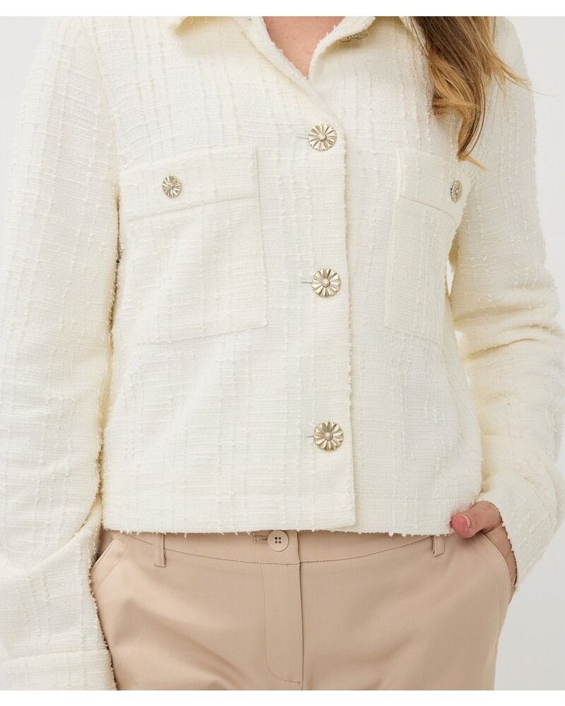 Esqualo Veste en tissu bouclé SP2519014