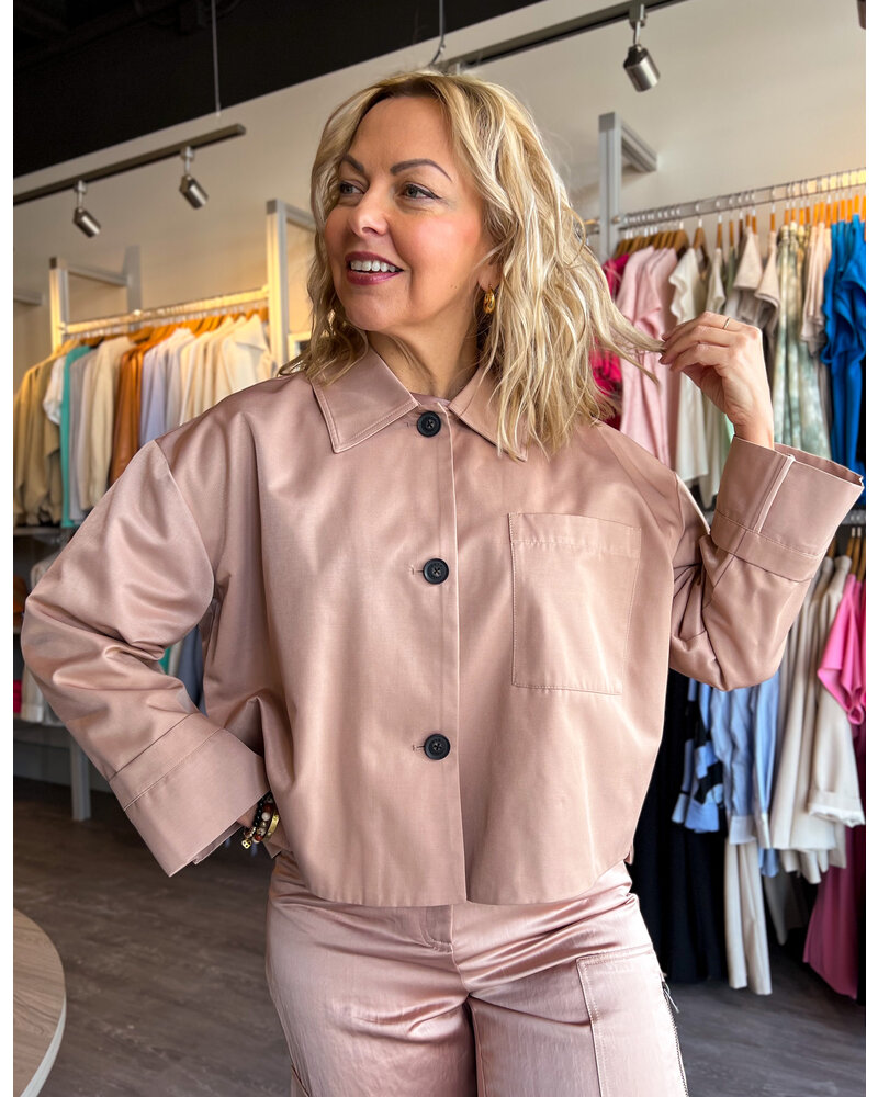 Yaya Blouson Satiné  02001045