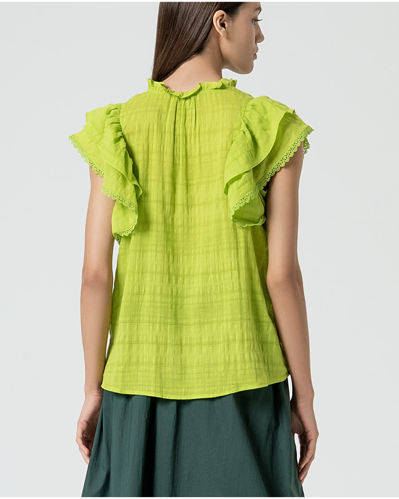 Top with Ruffles