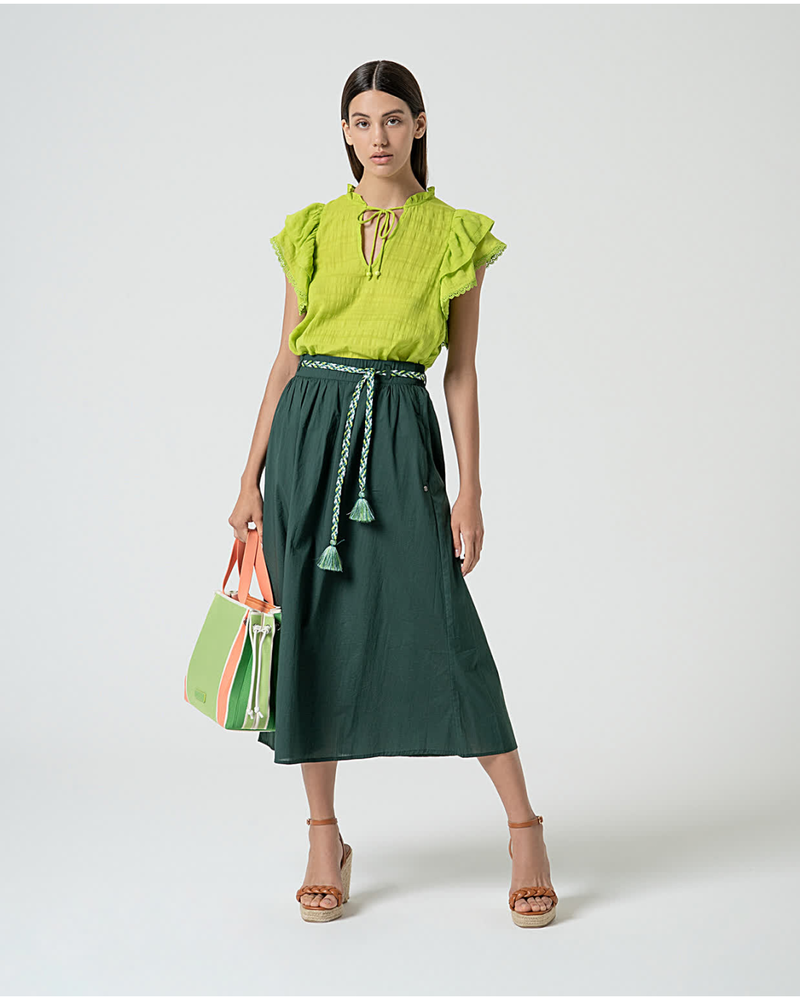 Top with Ruffles