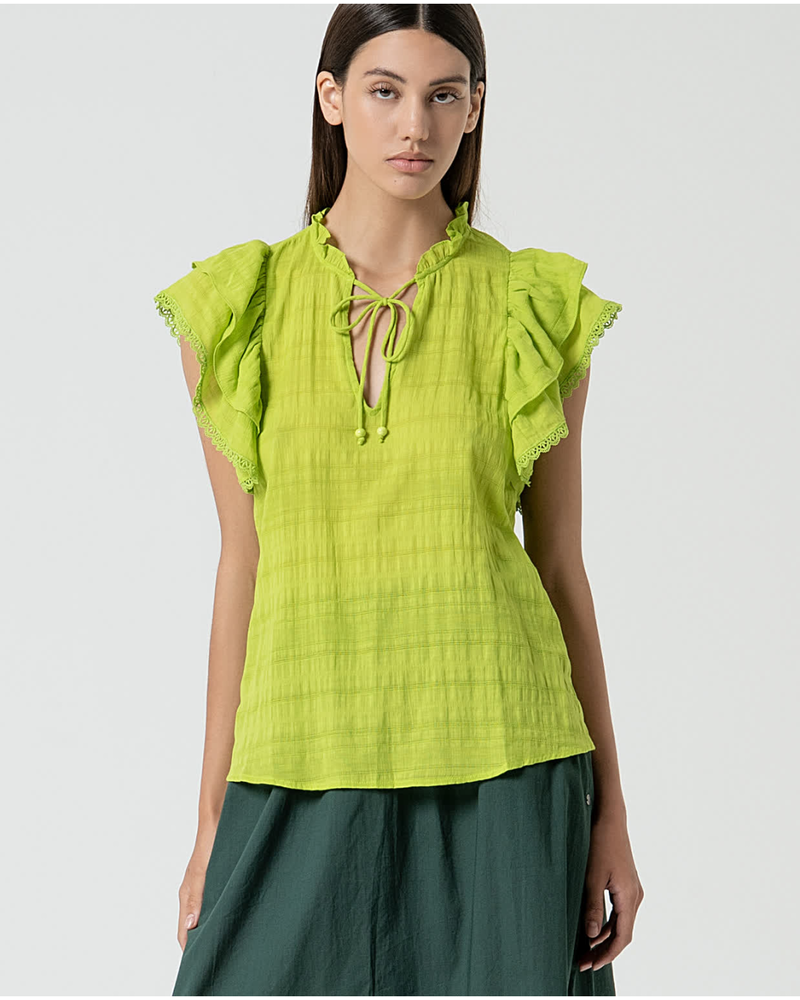 Top with Ruffles