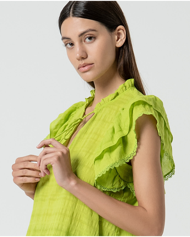 Top with Ruffles