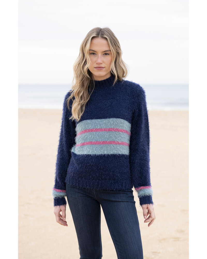 Marble Mock neck Sweater 8029
