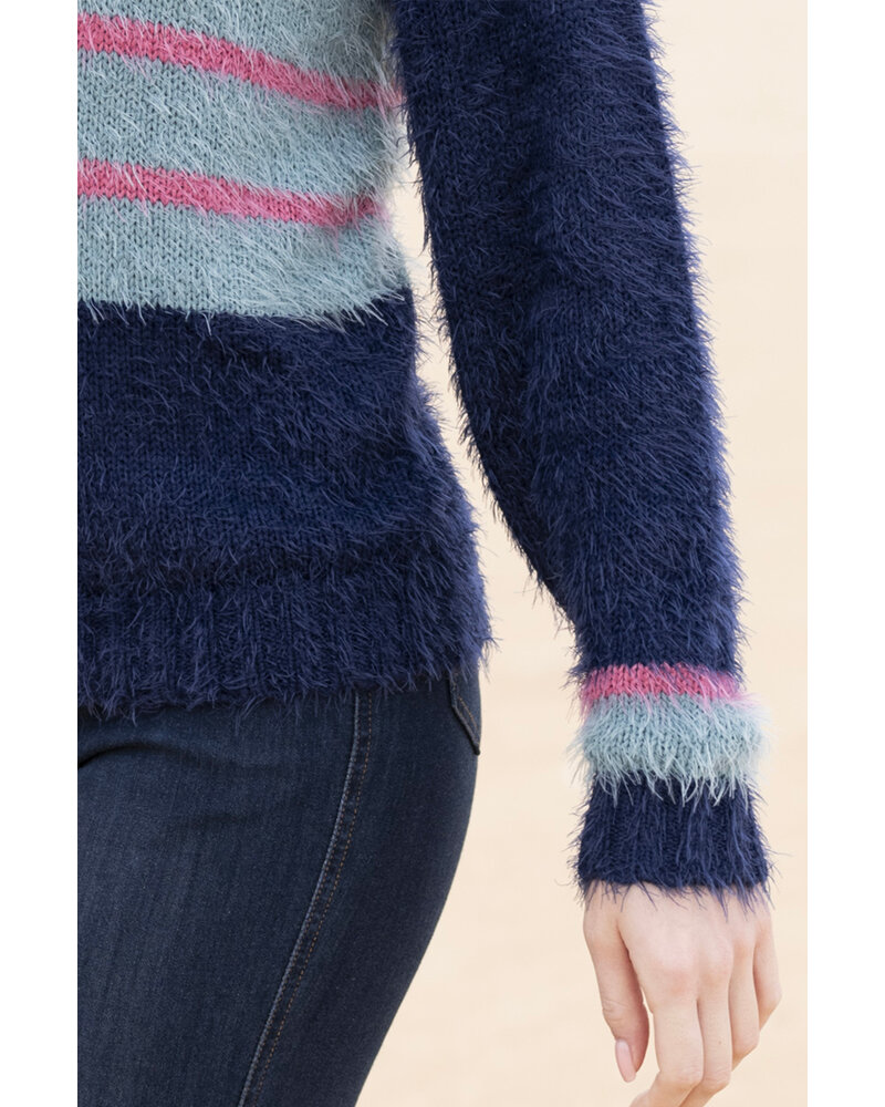 Marble Mock neck Sweater 8029