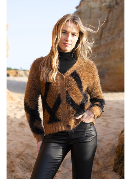 Marble Cardigan Réversible 8027