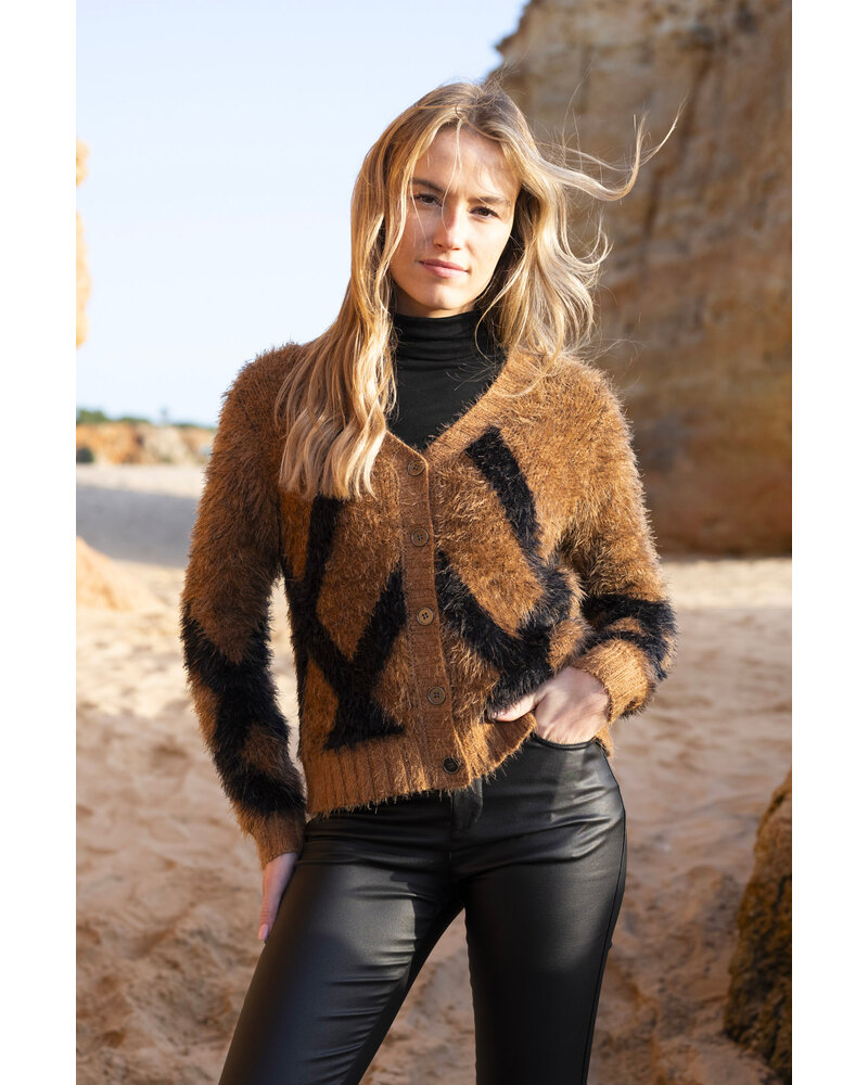 Marble Cardigan Réversible 8027