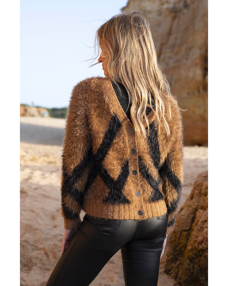 Marble Cardigan Réversible 8027