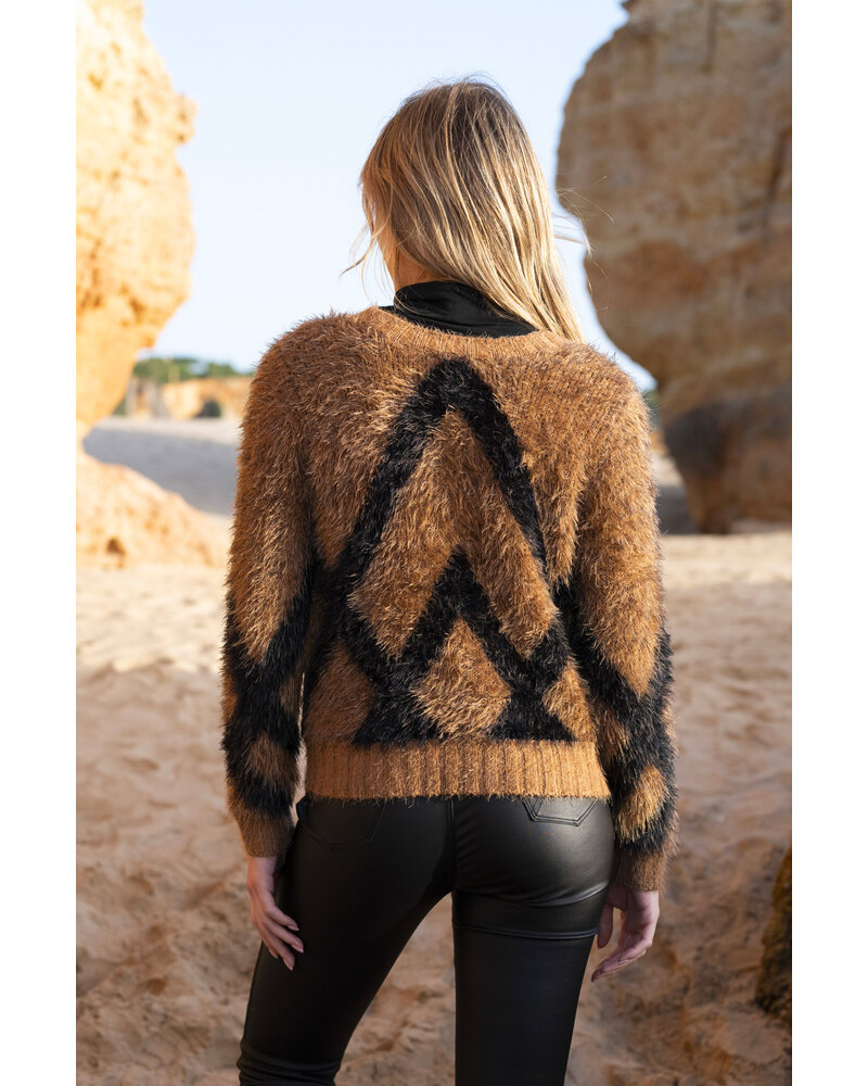 Marble Cardigan Réversible 8027